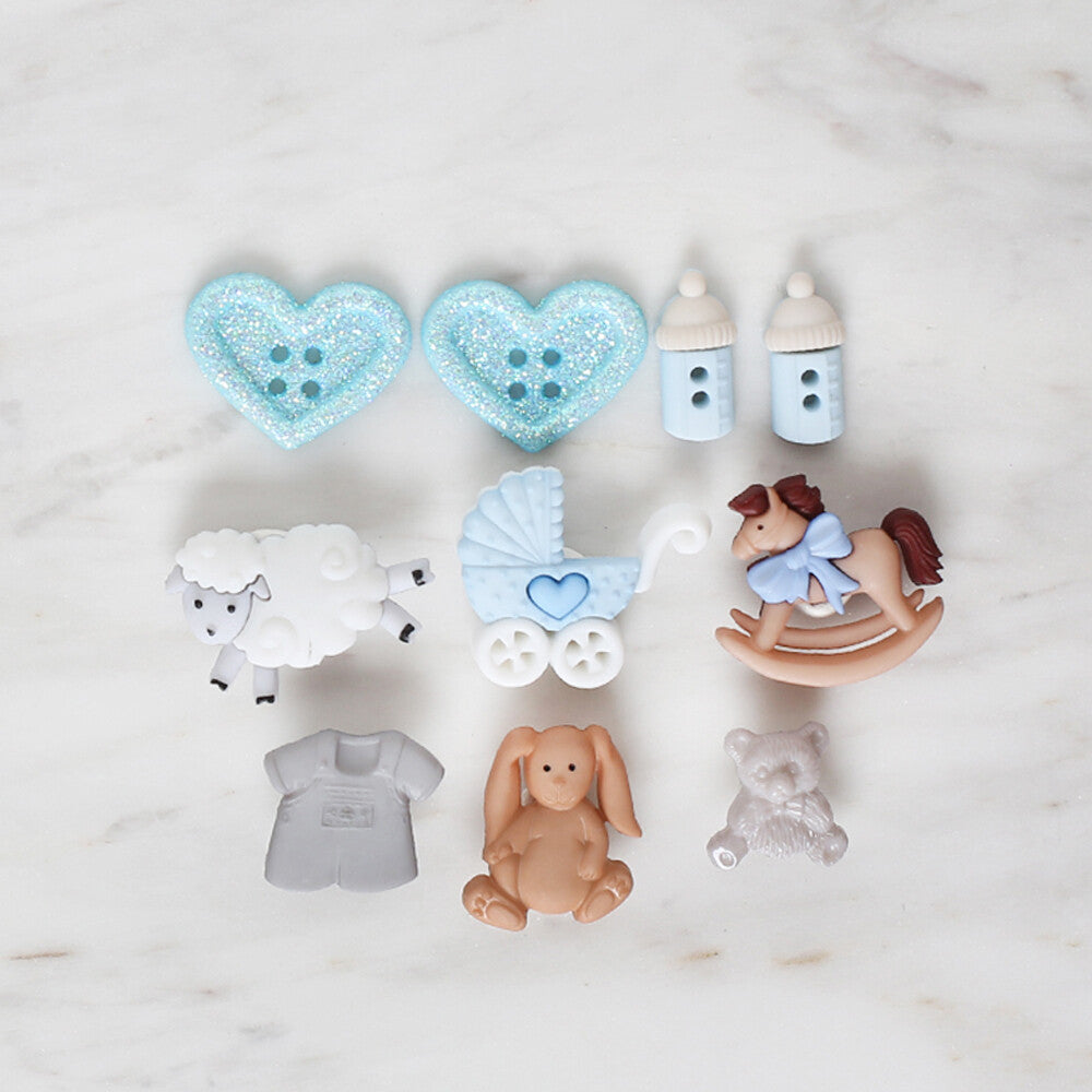 Dress It Up Bebek Temalı Dekoratif Düğme - 2120